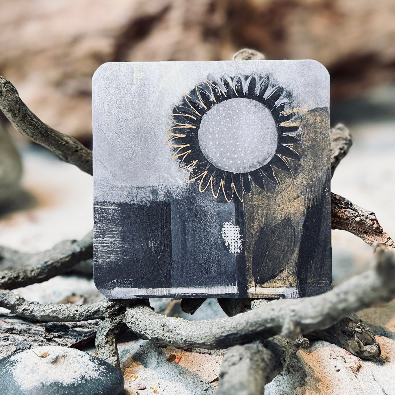 Glāzes un krūzes paliktnis ZIEDĒŠANAS PRIEKS