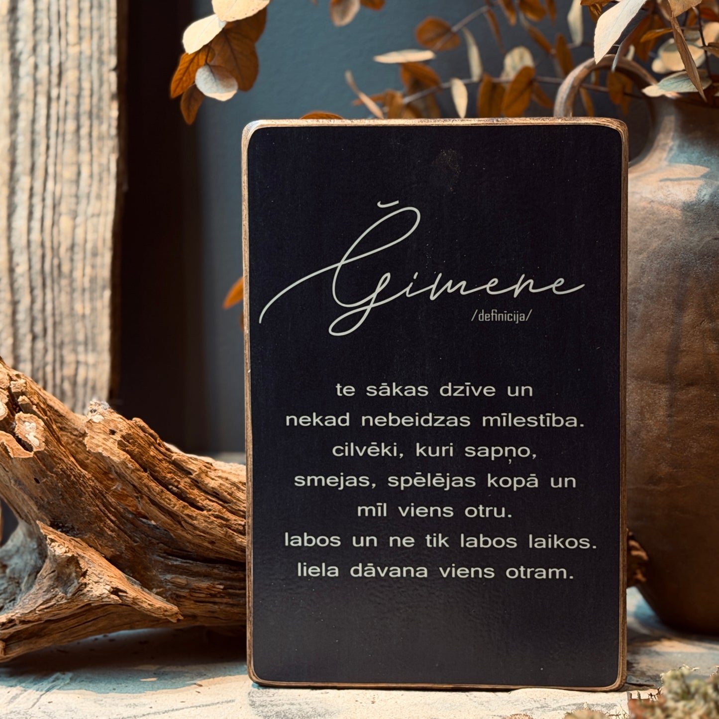 Ozolkoka sienas dekori ĢIMENE