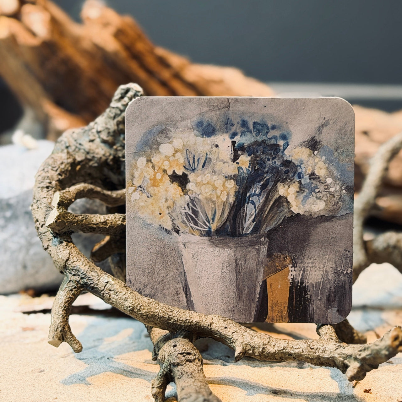 Glāzes un krūzes paliktnis ZIEDĒŠANAS PRIEKS