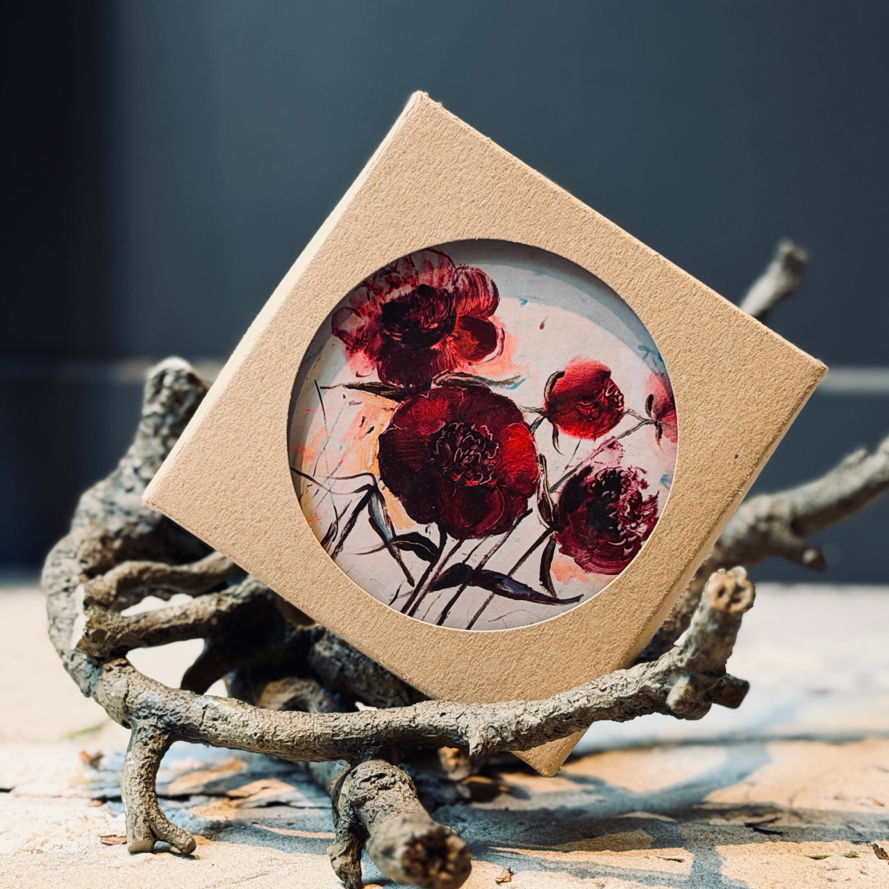 Glāzes un krūzes paliktnis ZIEDĒŠANAS PRIEKS