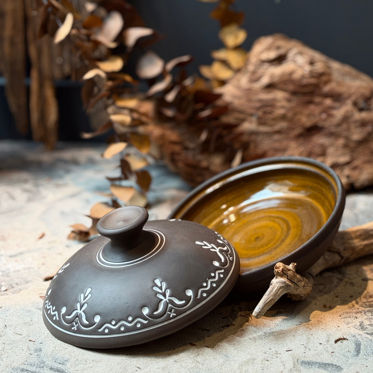 Keramikas sviesta trauki SAULE