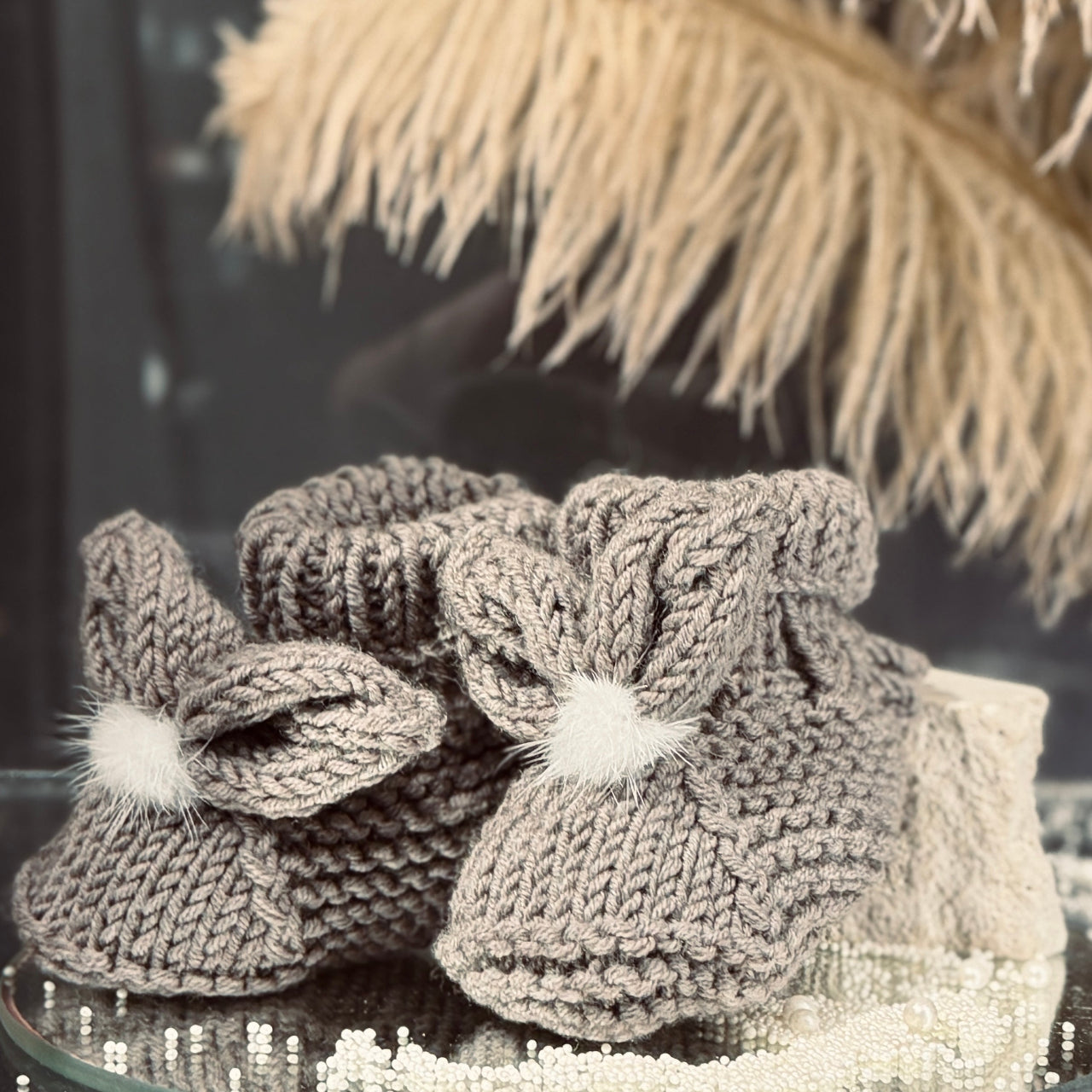 Adīti bērnu zābaciņi ZAĶĒNS