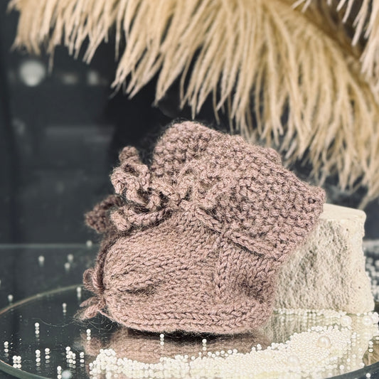 Adītas MERINO zīdaiņu zeķītes