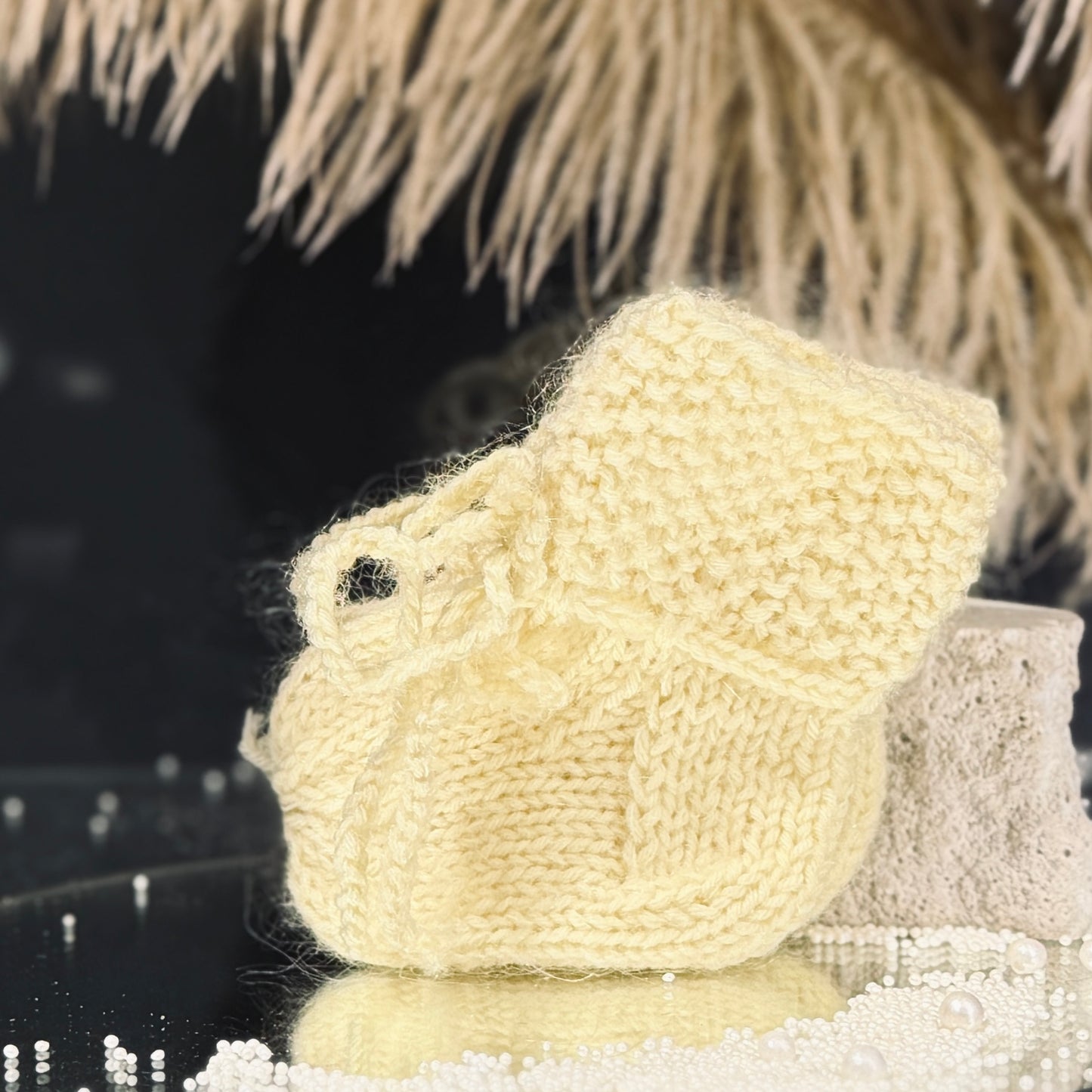 Adītas MERINO zīdaiņu zeķītes