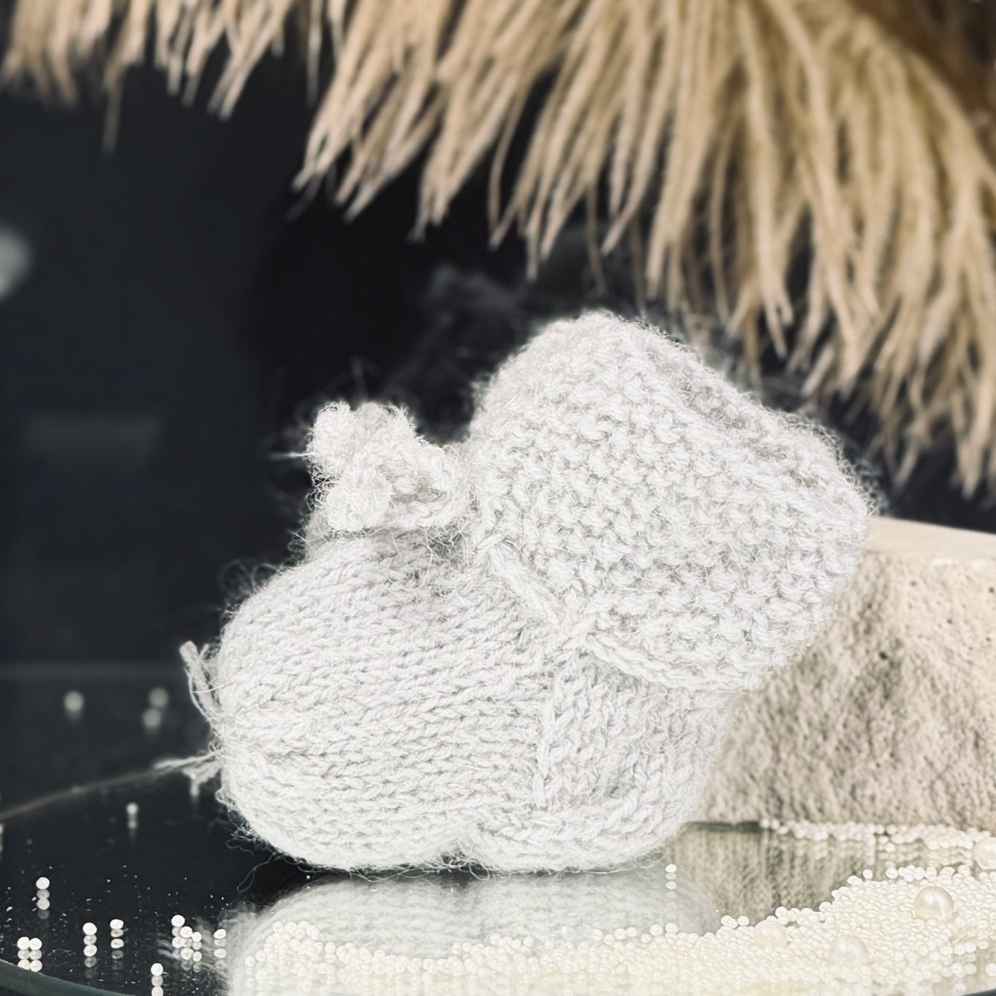 Adītas MERINO zīdaiņu zeķītes