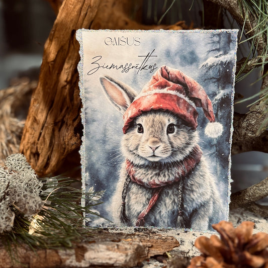 Retro Ziemassvētku kartītes