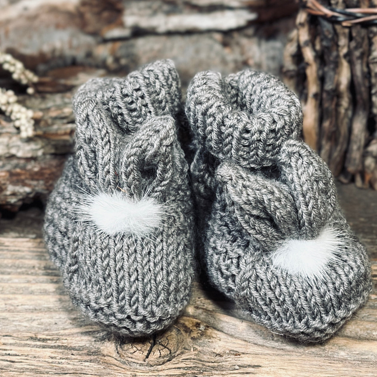 Adīti bērnu zābaciņi ZAĶĒNS