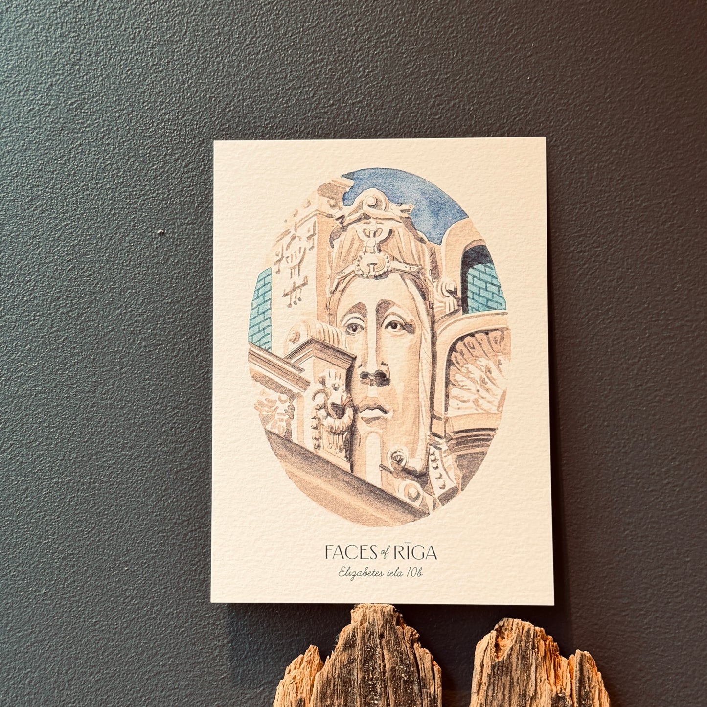 Akvareļu kartītes ART NOUVEAU RĪGA