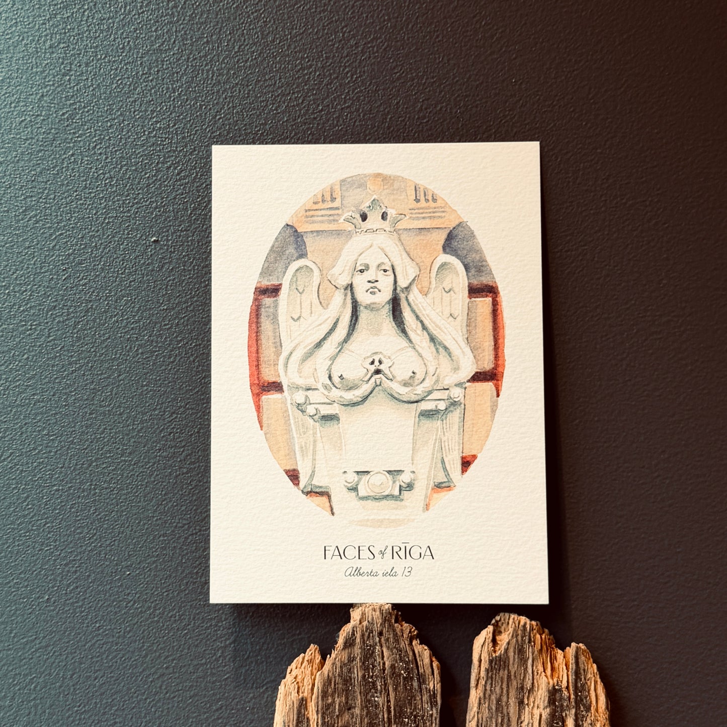 Akvareļu kartītes ART NOUVEAU RĪGA