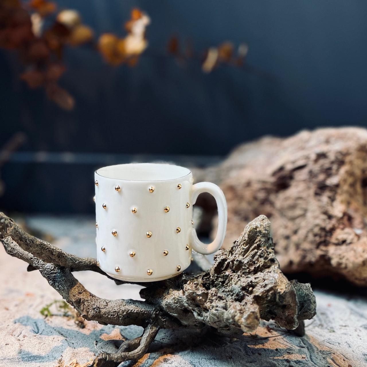 Porcelāna krūzes ZELTA PUMPIŅA