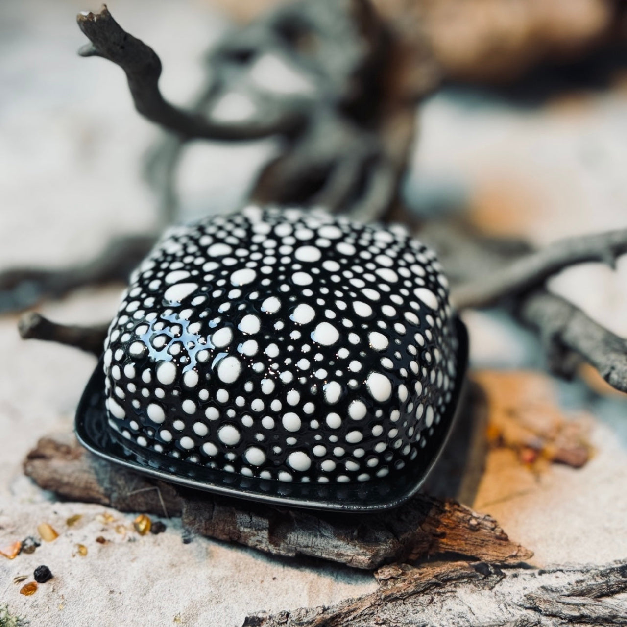 Porcelāna sviesta trauks BURBULIS