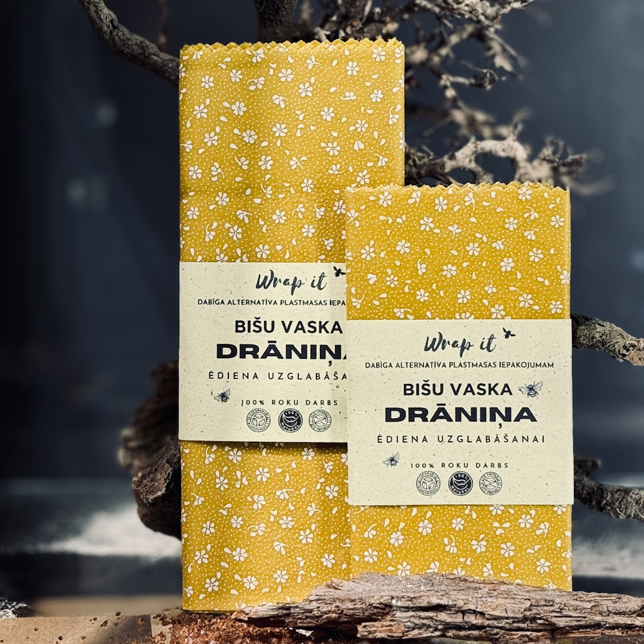 Bišu vaska drāniņas