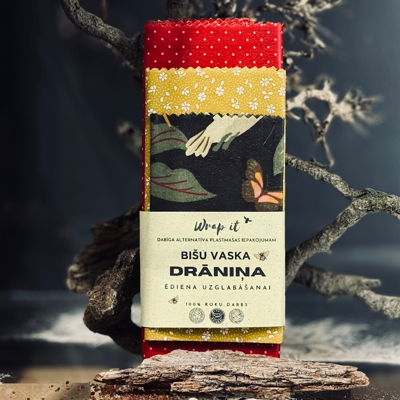 3 bišu vasku drāniņu komplekti