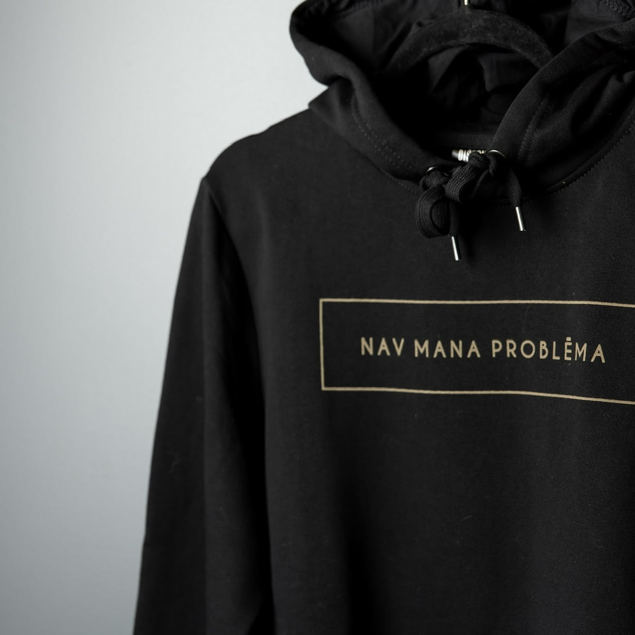 Unisex džemperis ar kapuci NAV MANA PROBLĒMA