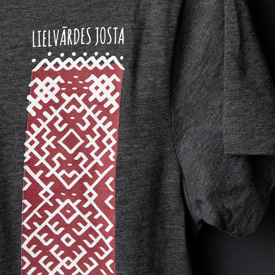 Vīriešu t-krekls LIELVĀRDES JOSTA
