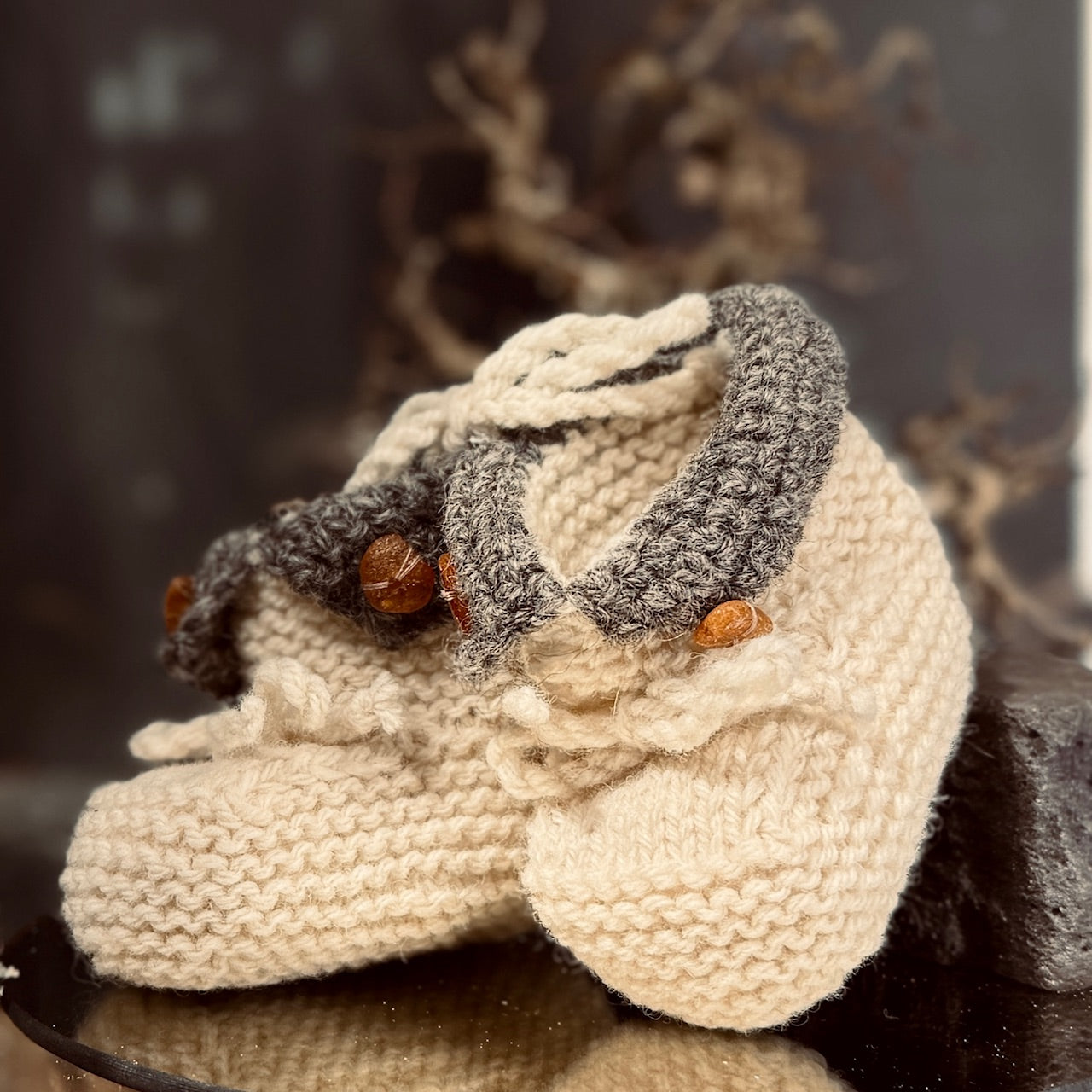 Zīdaiņa vilnas zābaciņi DZINTARA POGA