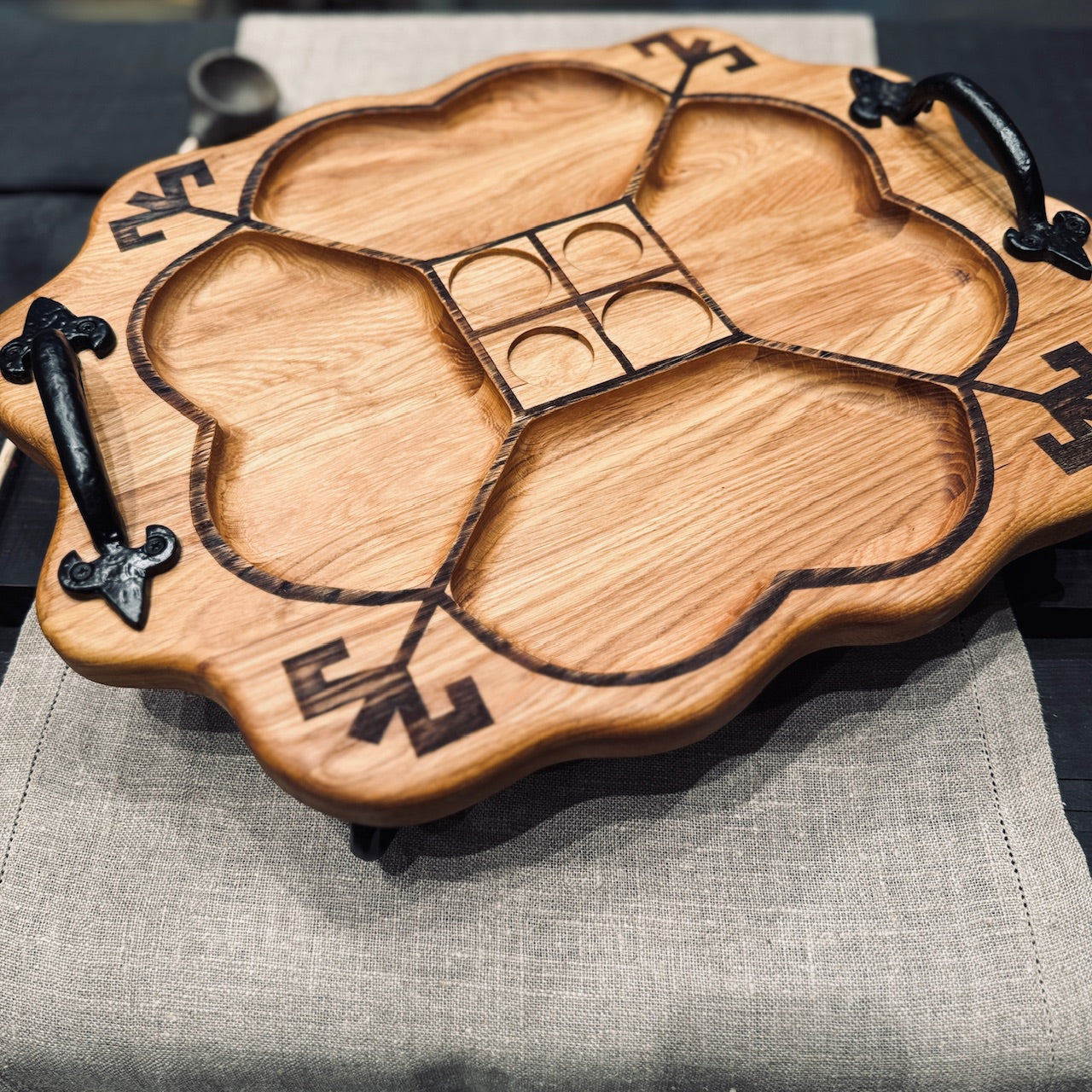 Ozolkoka paplāte SAKTA ar kaltiem rokturiem