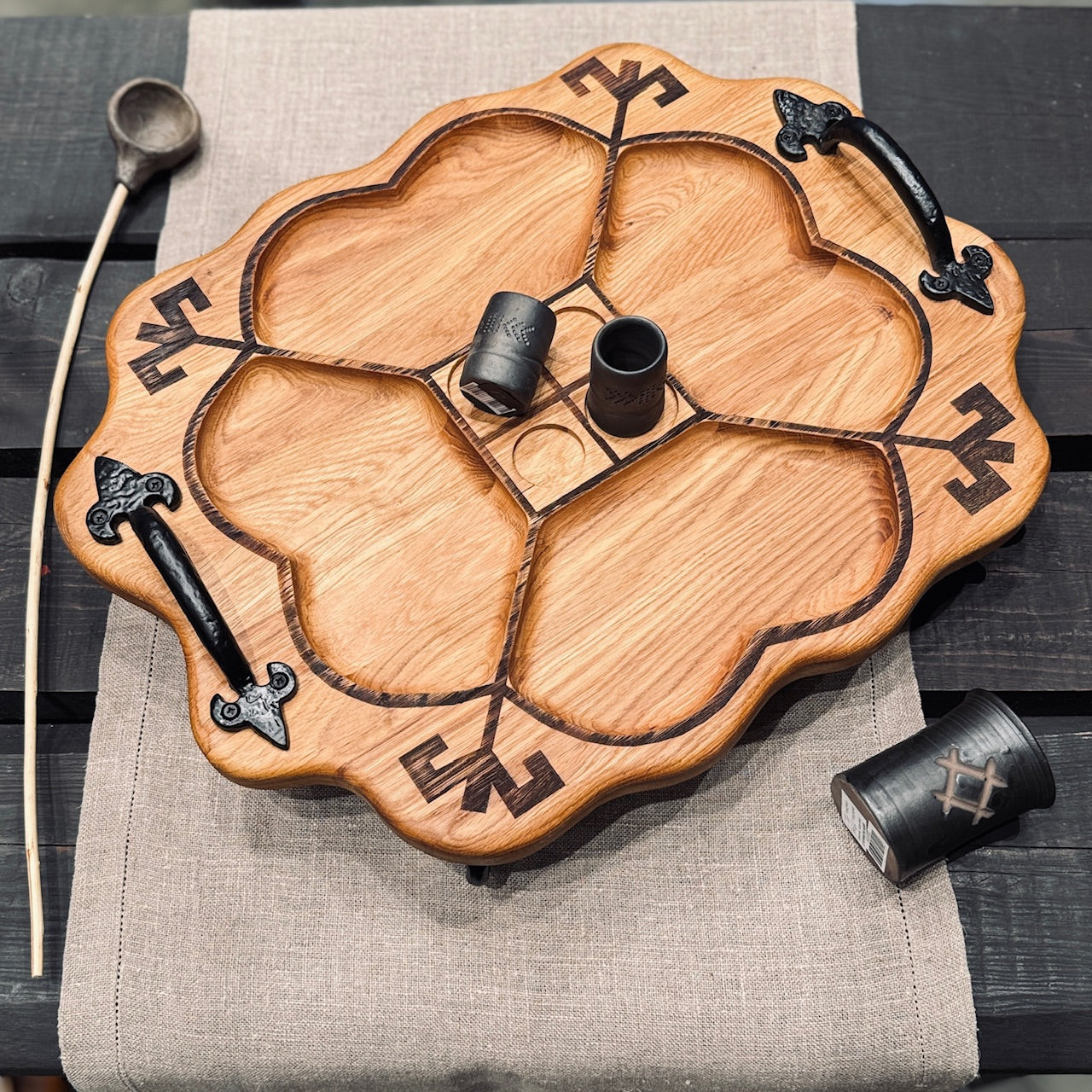 Ozolkoka paplāte SAKTA ar kaltiem rokturiem