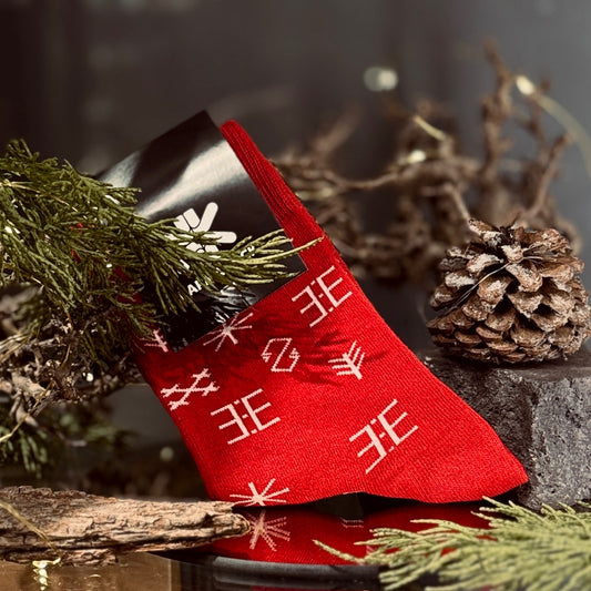 Kokvilnas zeķes LATVIEŠU SPĒKA ZĪMES