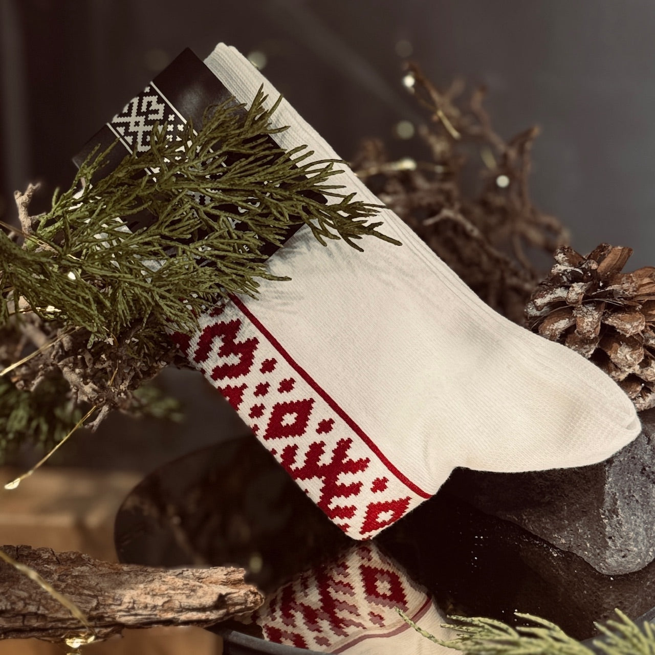 Kokvilnas zeķes LATVIEŠU SPĒKA ZĪMES