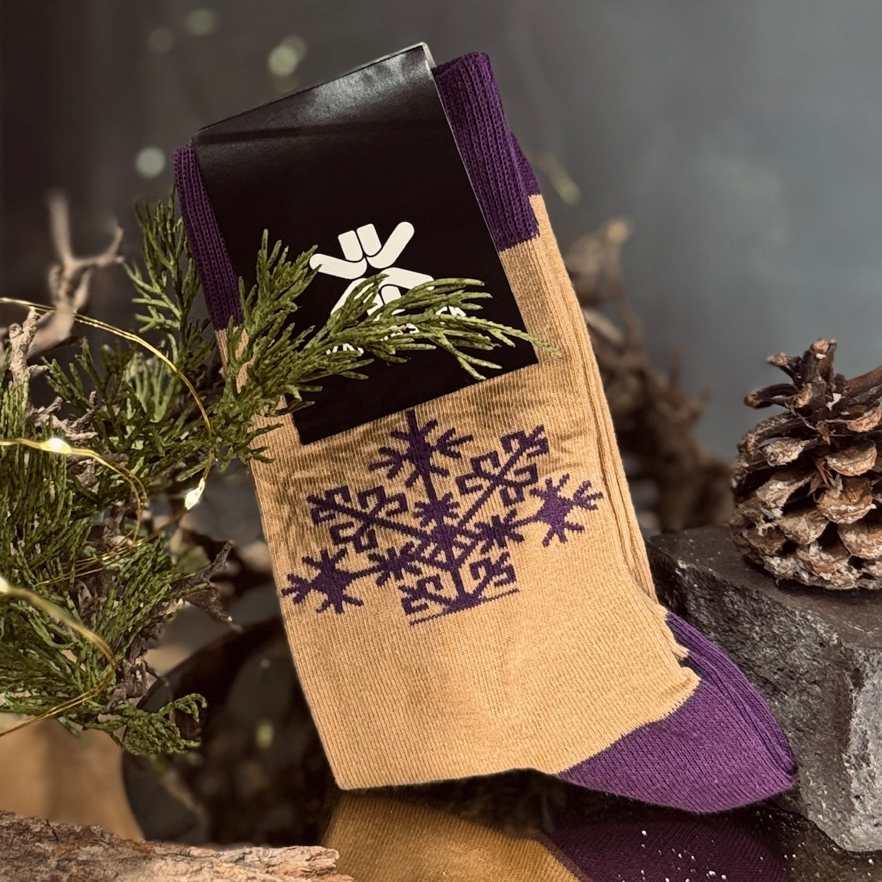 Kokvilnas zeķes LATVIEŠU SPĒKA ZĪMES