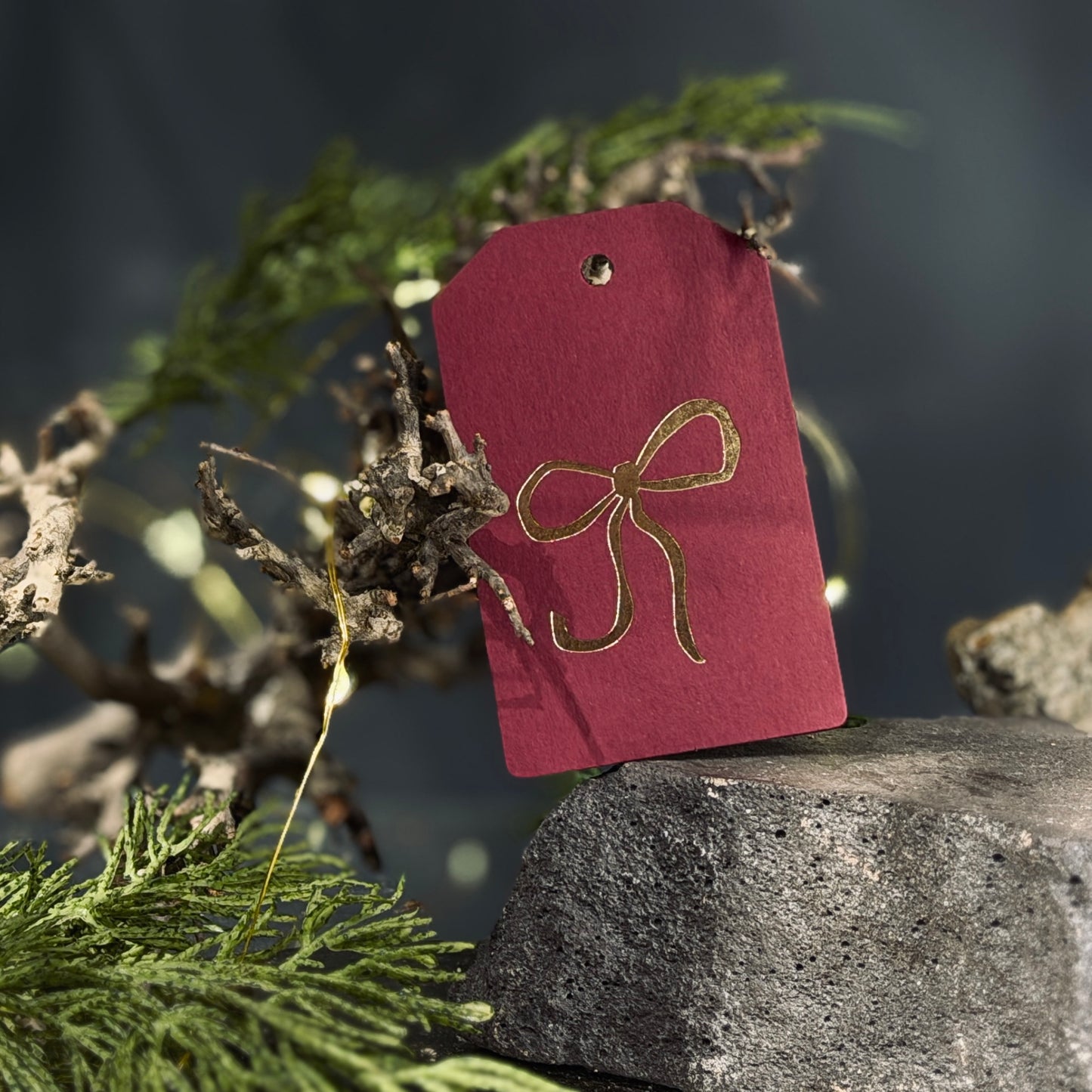 Dāvanu zīmītes ZIEMASSVĒTKU BANTE