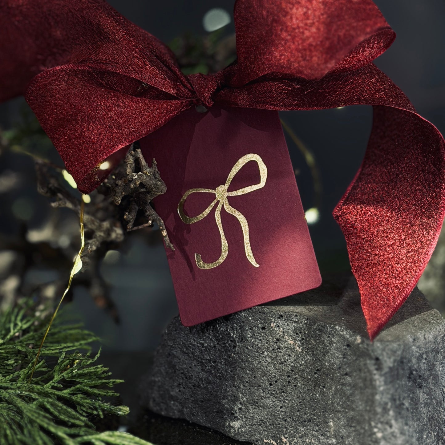 Dāvanu zīmītes ZIEMASSVĒTKU BANTE