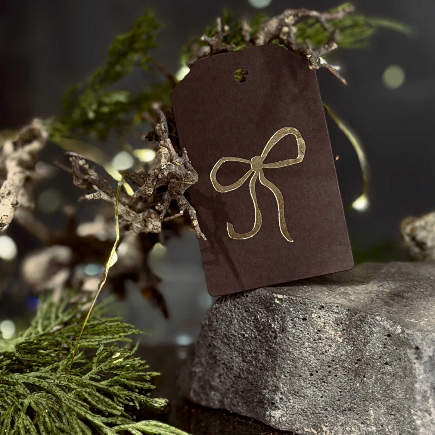 Dāvanu zīmītes ZIEMASSVĒTKU BANTE