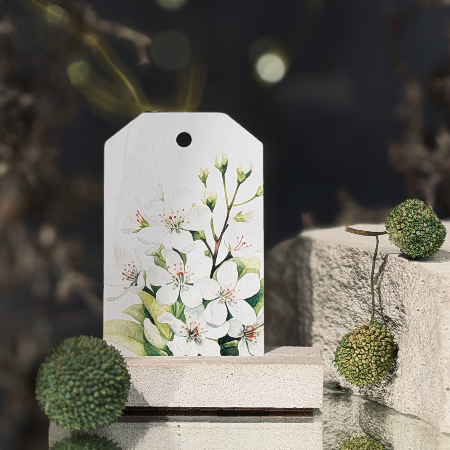 Dāvanu zīmītes ZIEDOŠAIS MOTĪVS