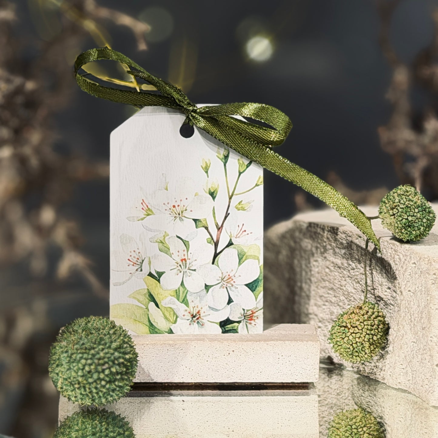 Dāvanu zīmītes ZIEDOŠAIS MOTĪVS