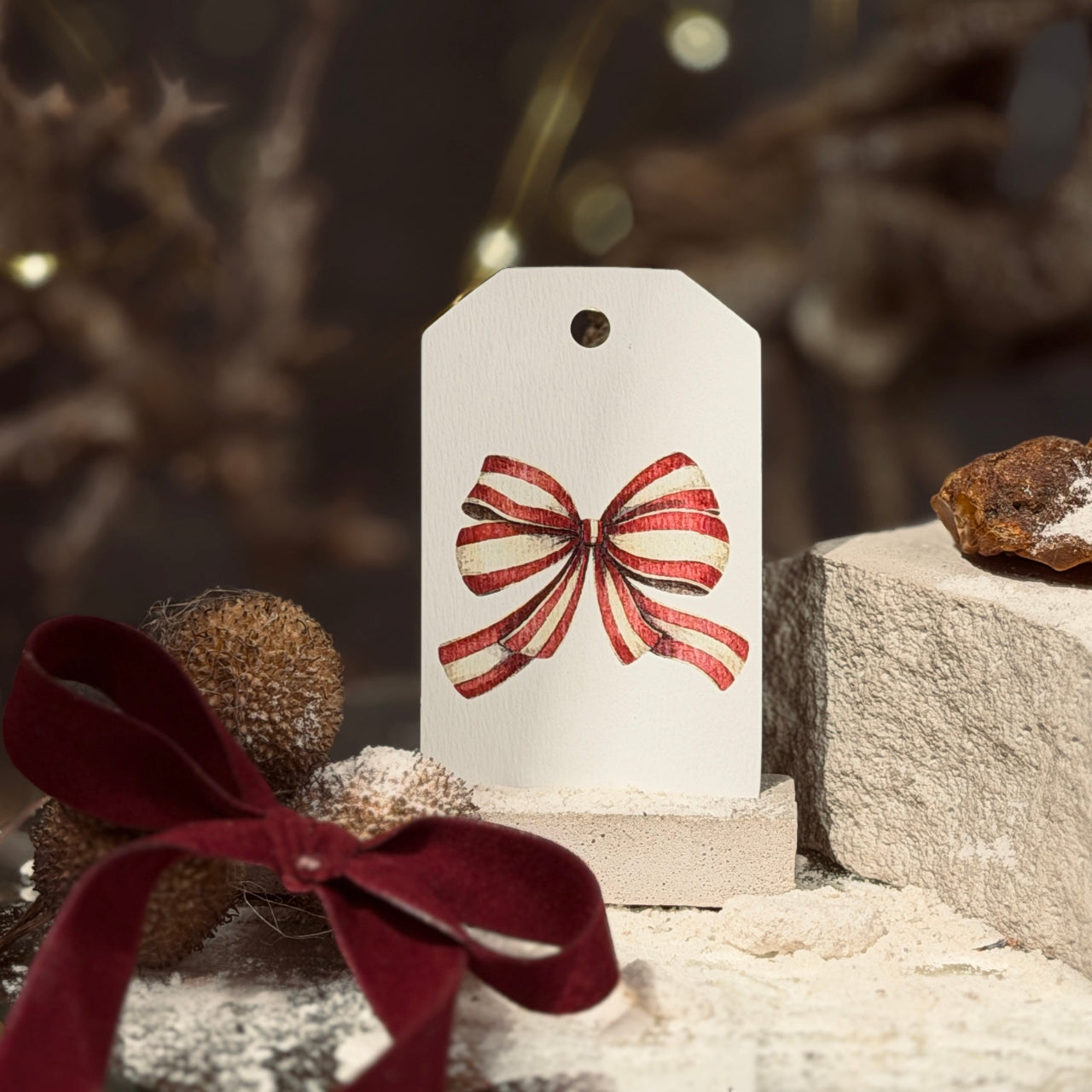 Dāvanu zīmītes ZIEMASSVĒTKU BANTE