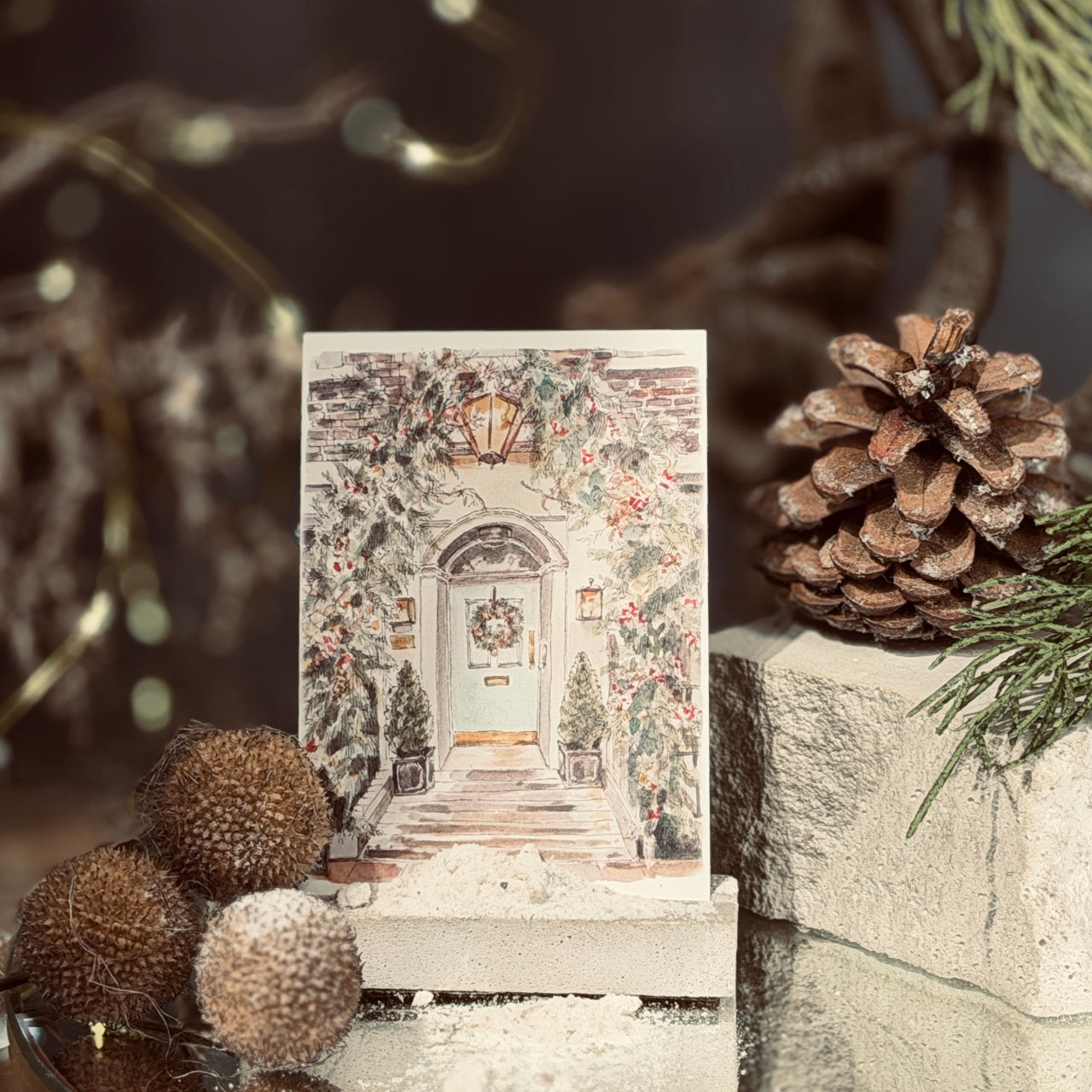 ZIEMAS mazās apsveikuma kartītes