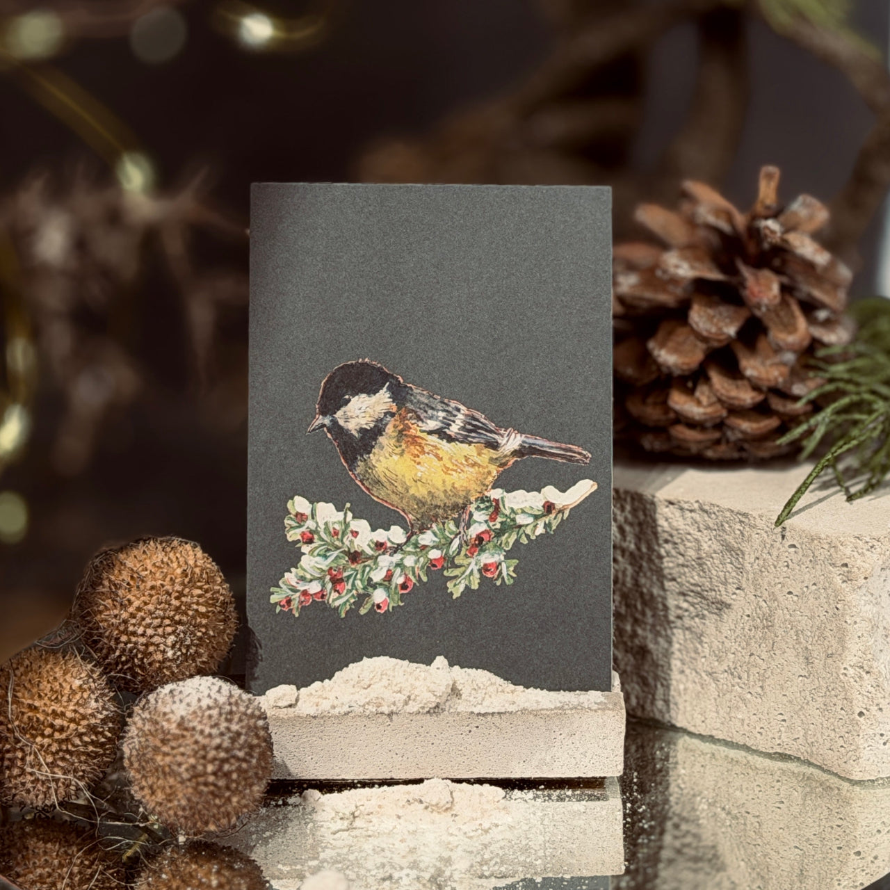 ZIEMAS mazās apsveikuma kartītes