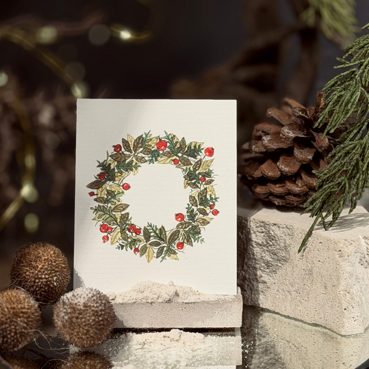 ZIEMAS mazās apsveikuma kartītes