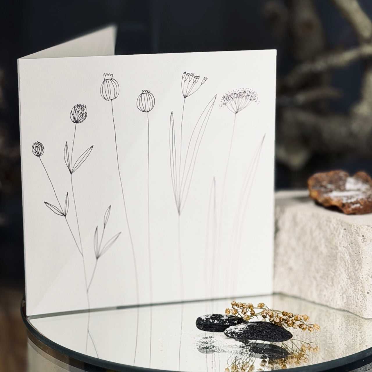 Apsveikuma kartītes ZIEDĒŠANA, atveramas