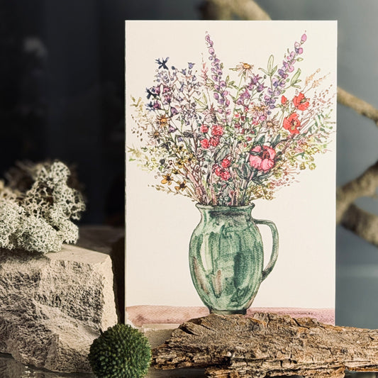 Apsveikuma kartītes ZIEDĒŠANA, atveramas