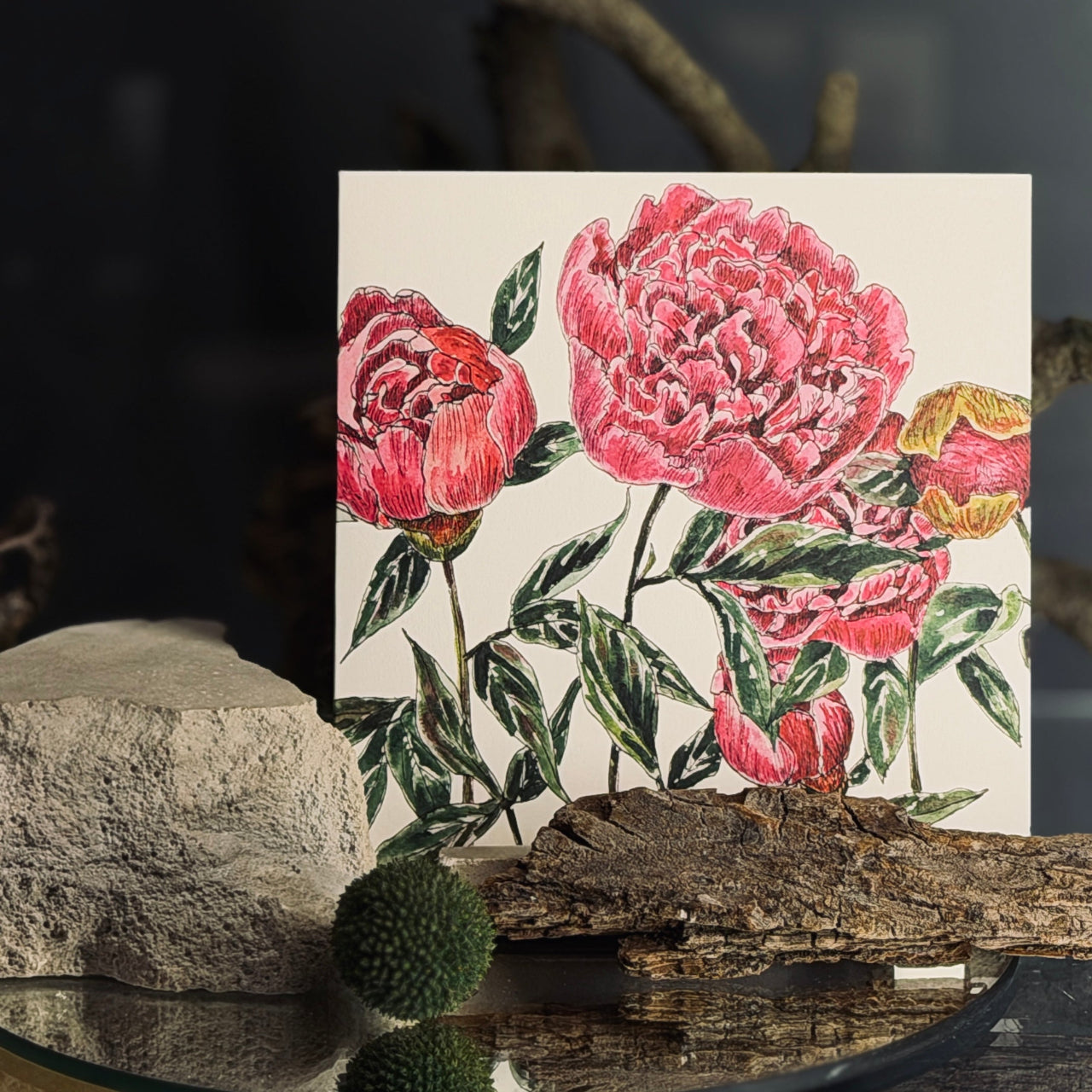 Apsveikuma kartītes ZIEDĒŠANA, atveramas