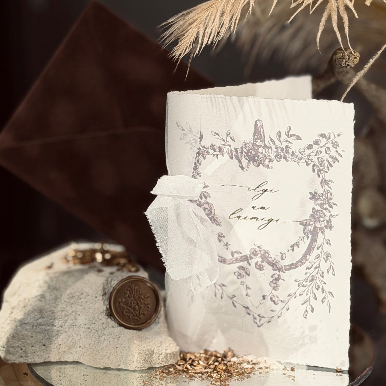 Apsveikuma kartīte ILGI un LAIMĪGI