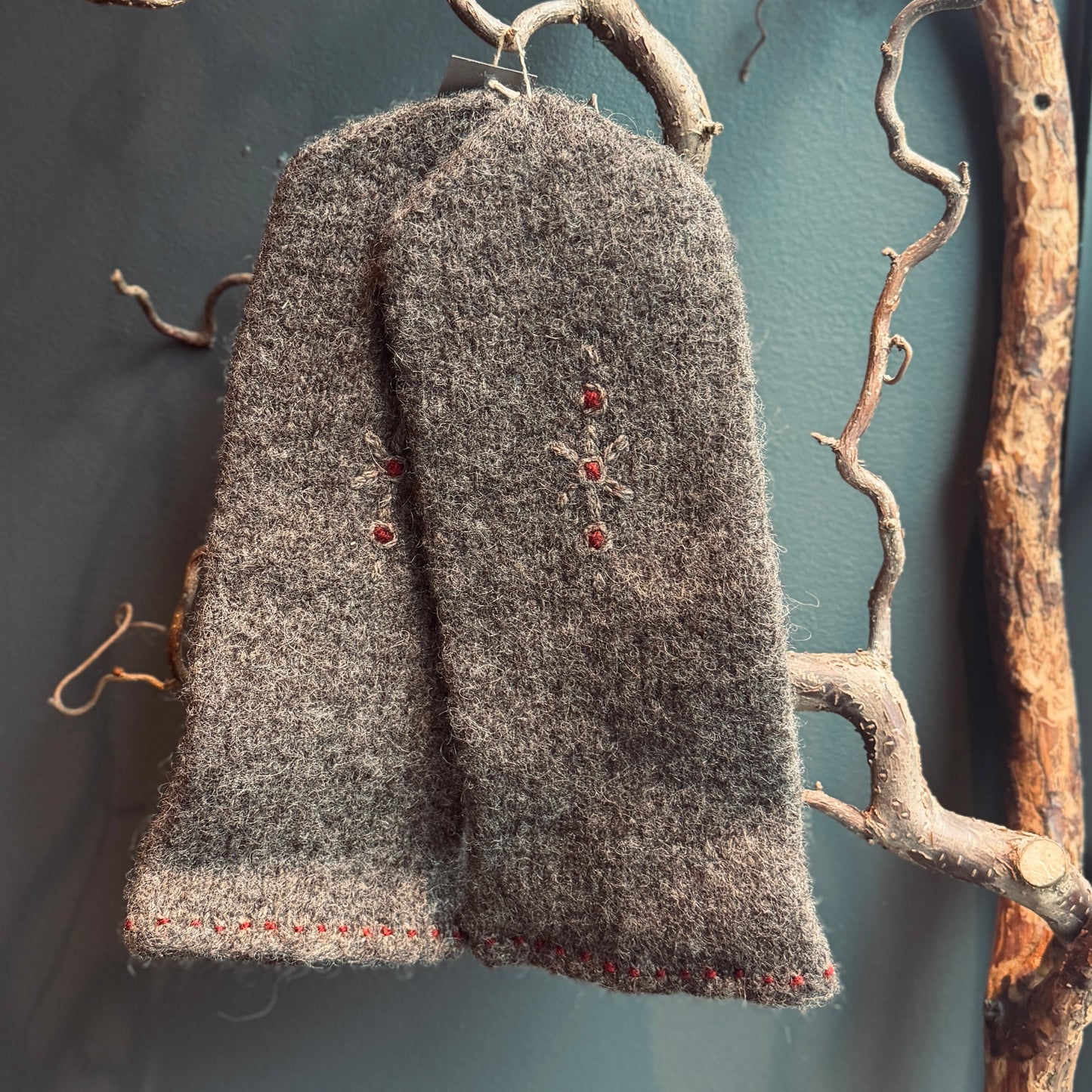 Aitas veltas vilnas cimdi DŪRAINIS