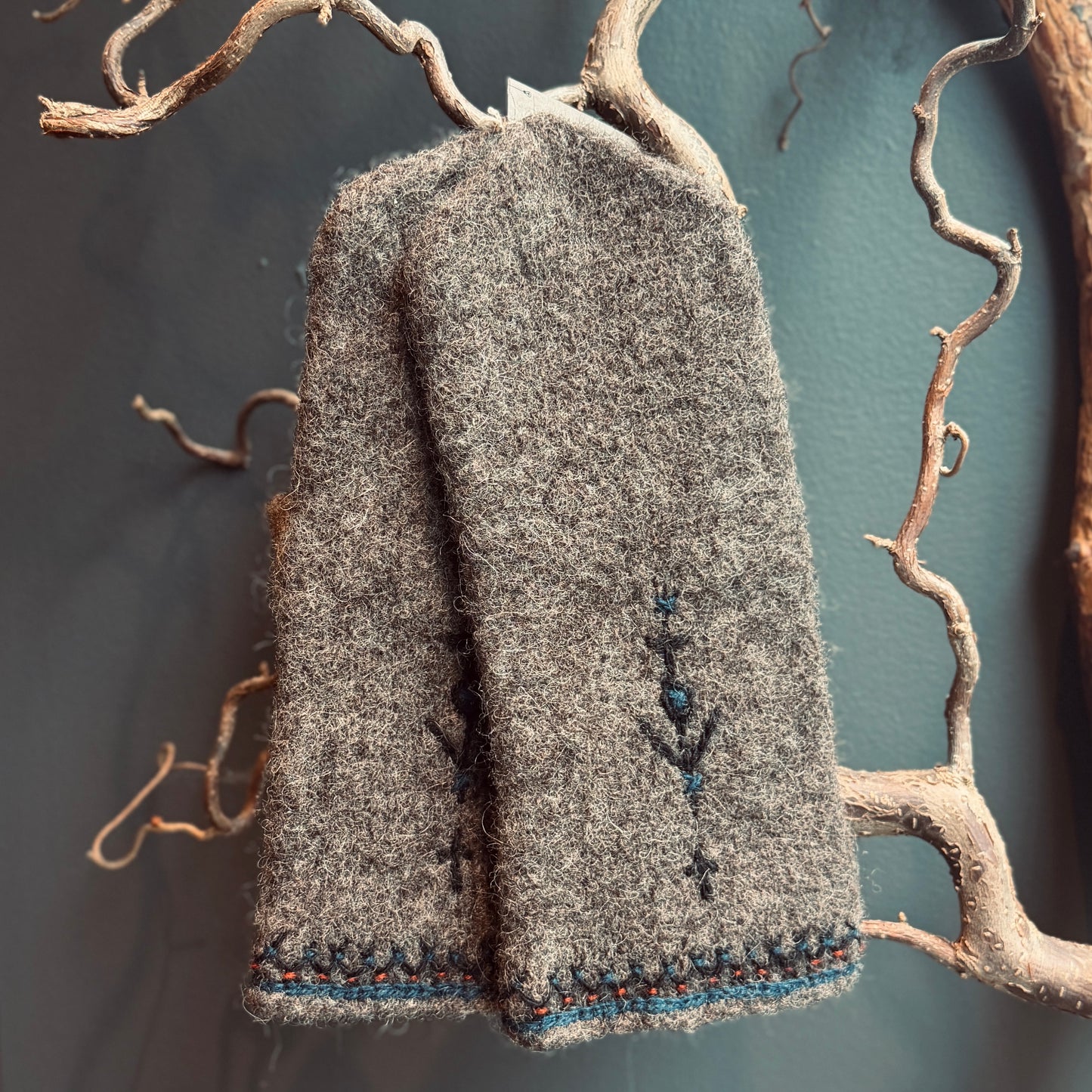 Aitas veltas vilnas cimdi DŪRAINIS