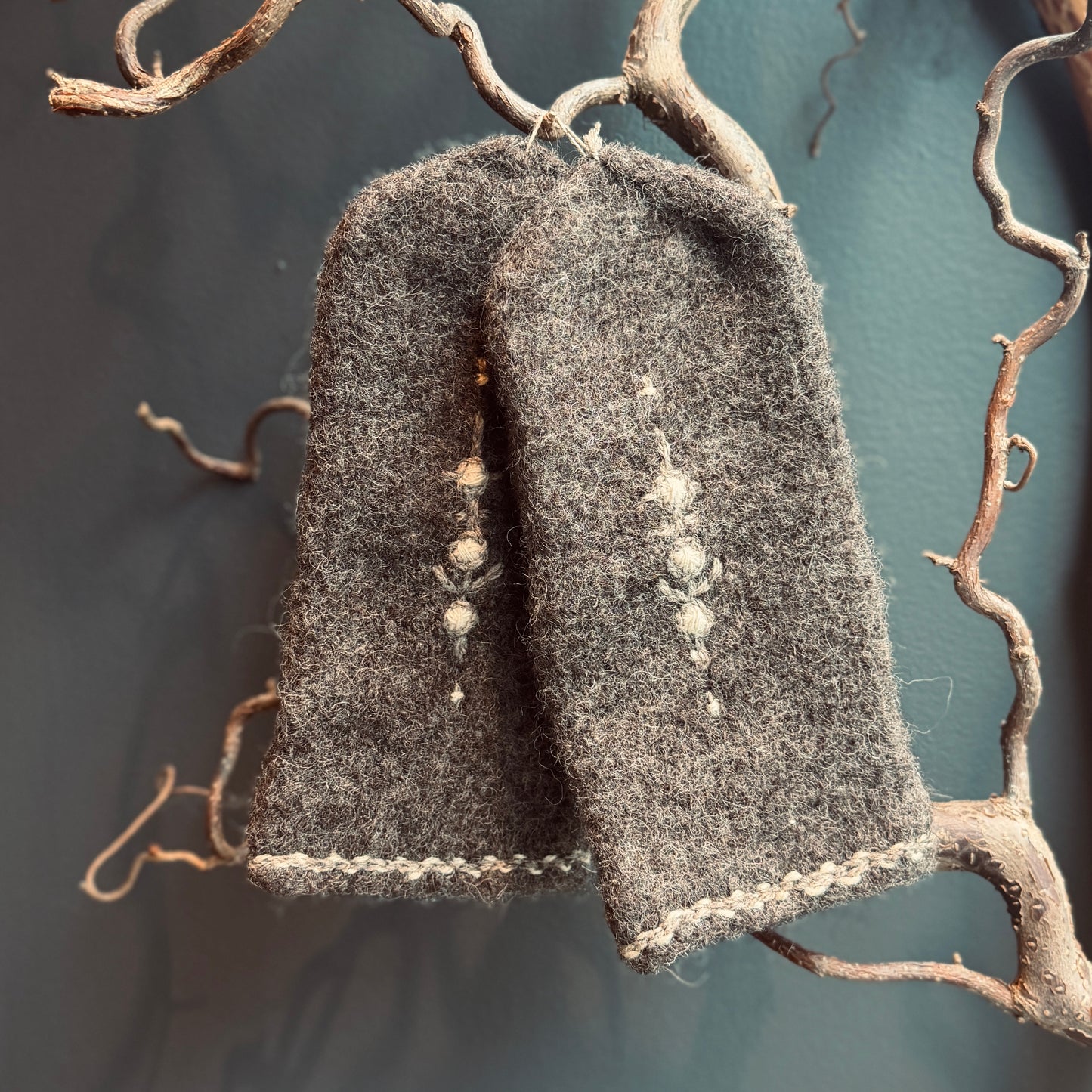 Aitas veltas vilnas cimdi DŪRAINIS