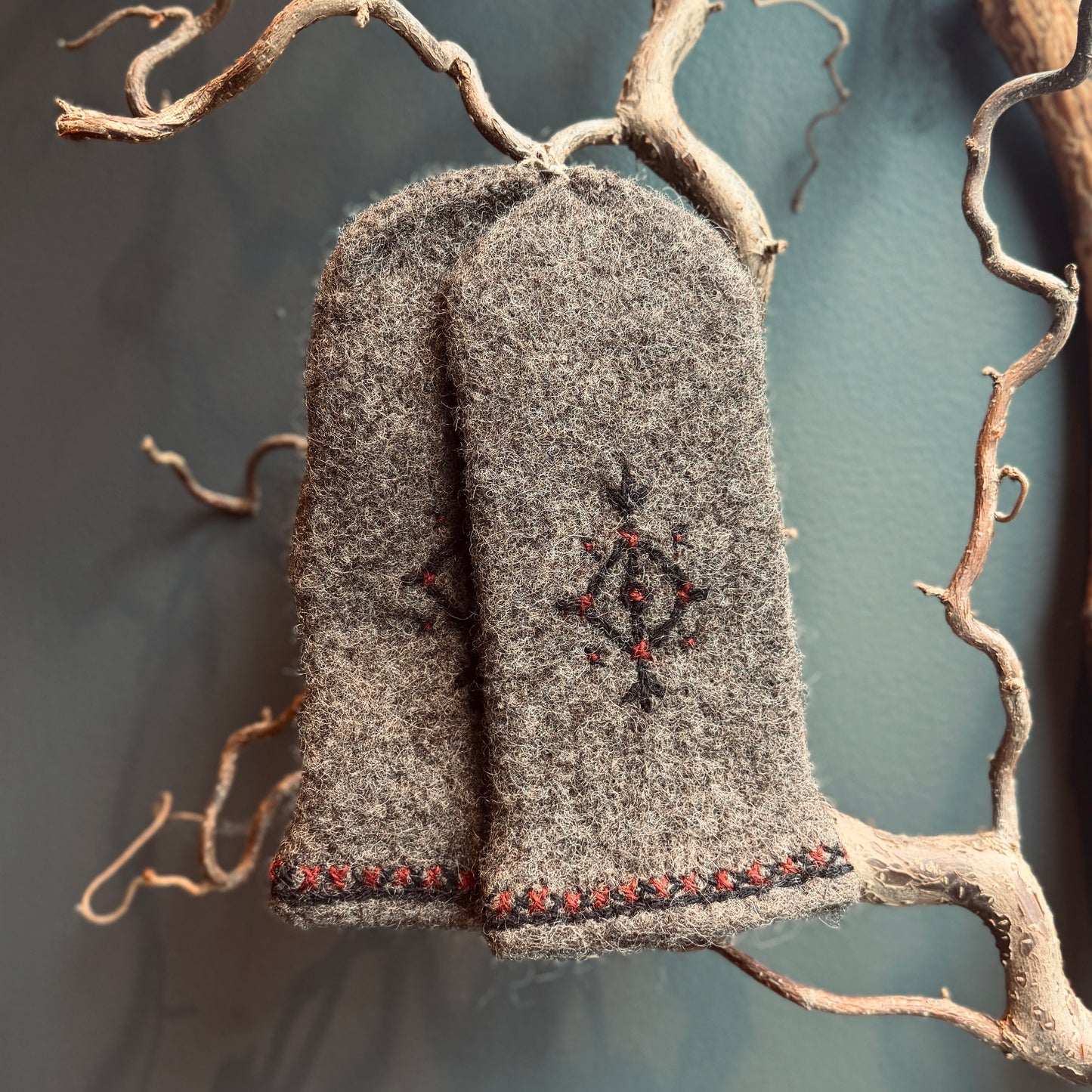 Aitas veltas vilnas cimdi DŪRAINIS