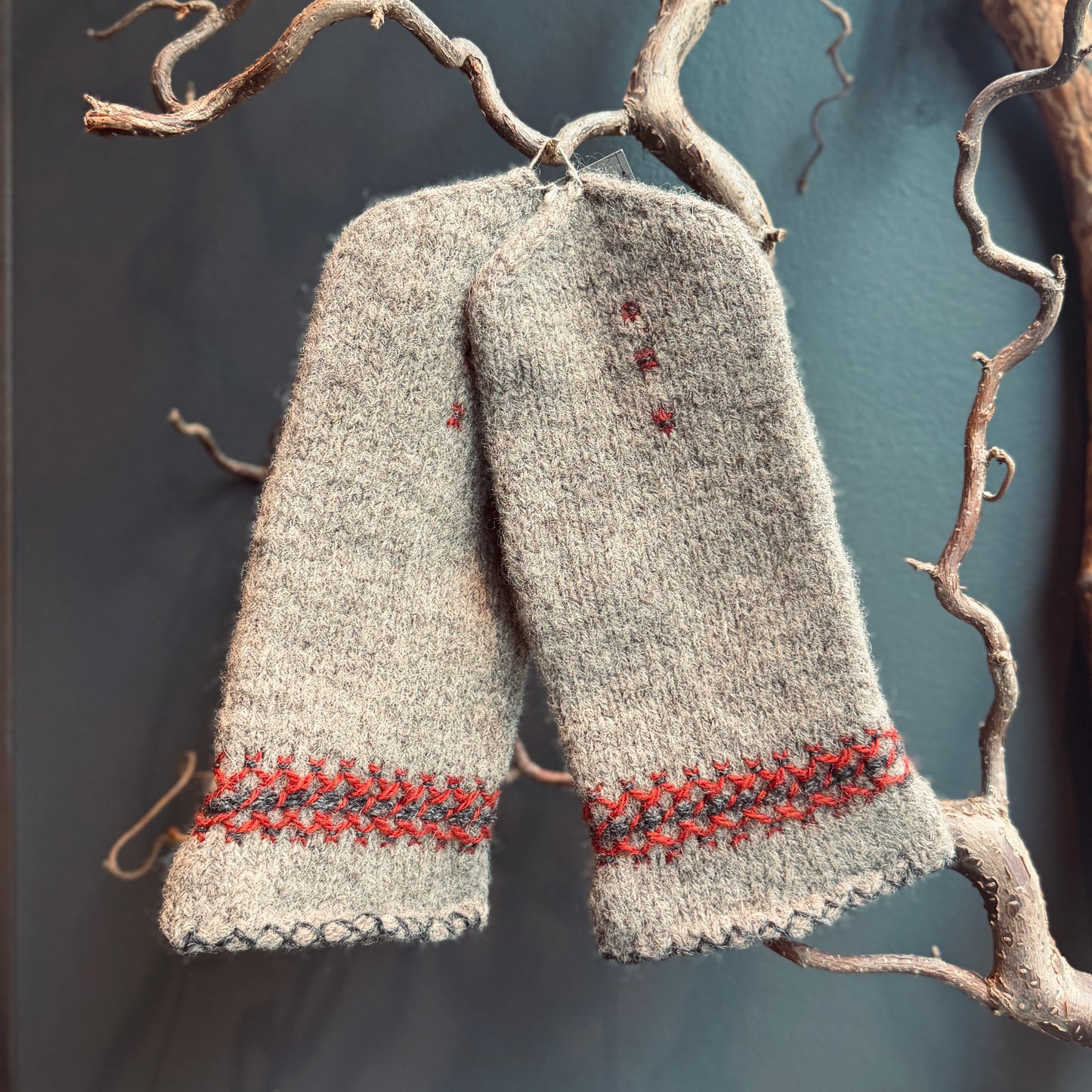 Aitas veltas vilnas cimdi DŪRAINIS