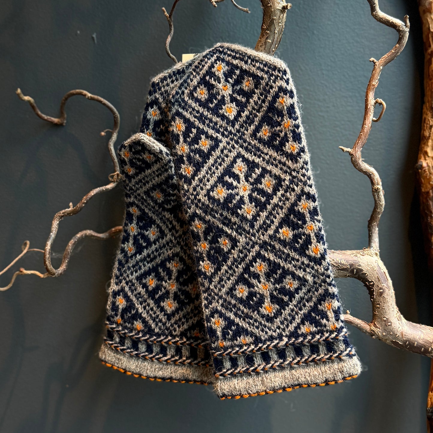 Adīti rakstaini vilnas dūraiņi RAKSTS