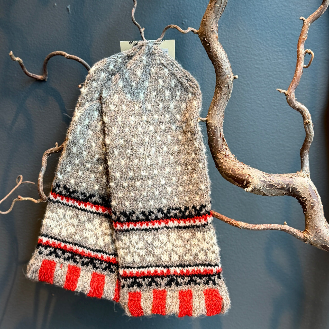 Adīti rakstaini vilnas dūraiņi RAKSTS