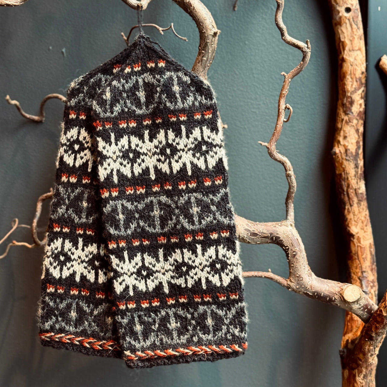 Adīti rakstaini vilnas dūraiņi RAKSTS