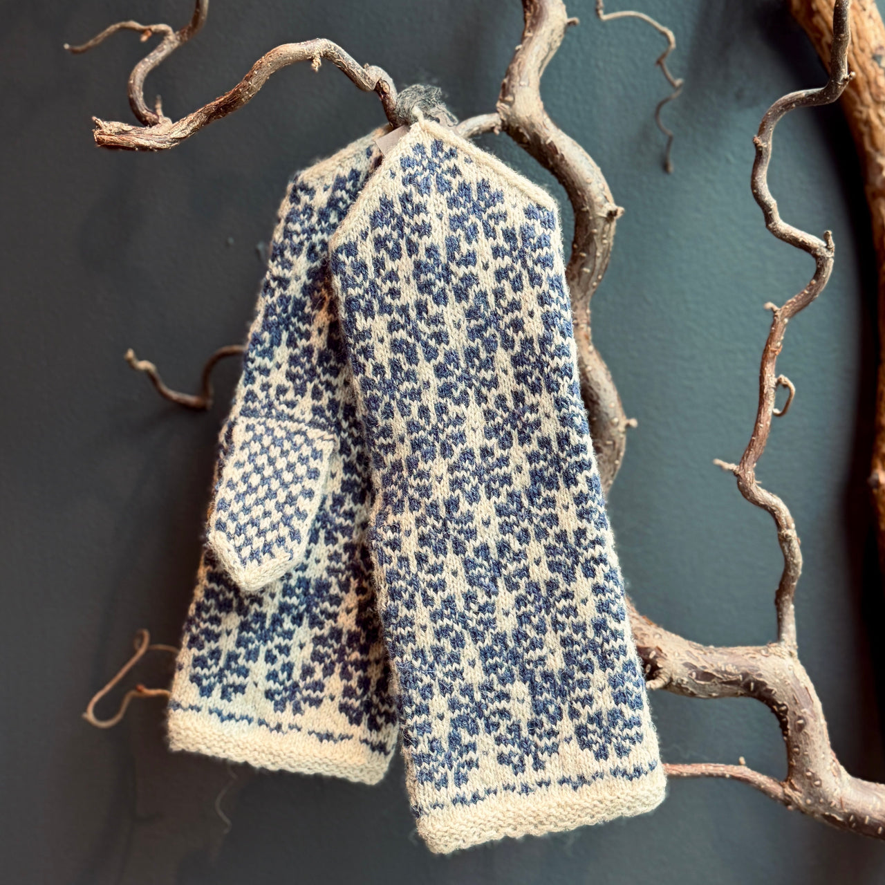 Adīti rakstaini vilnas dūraiņi RAKSTS