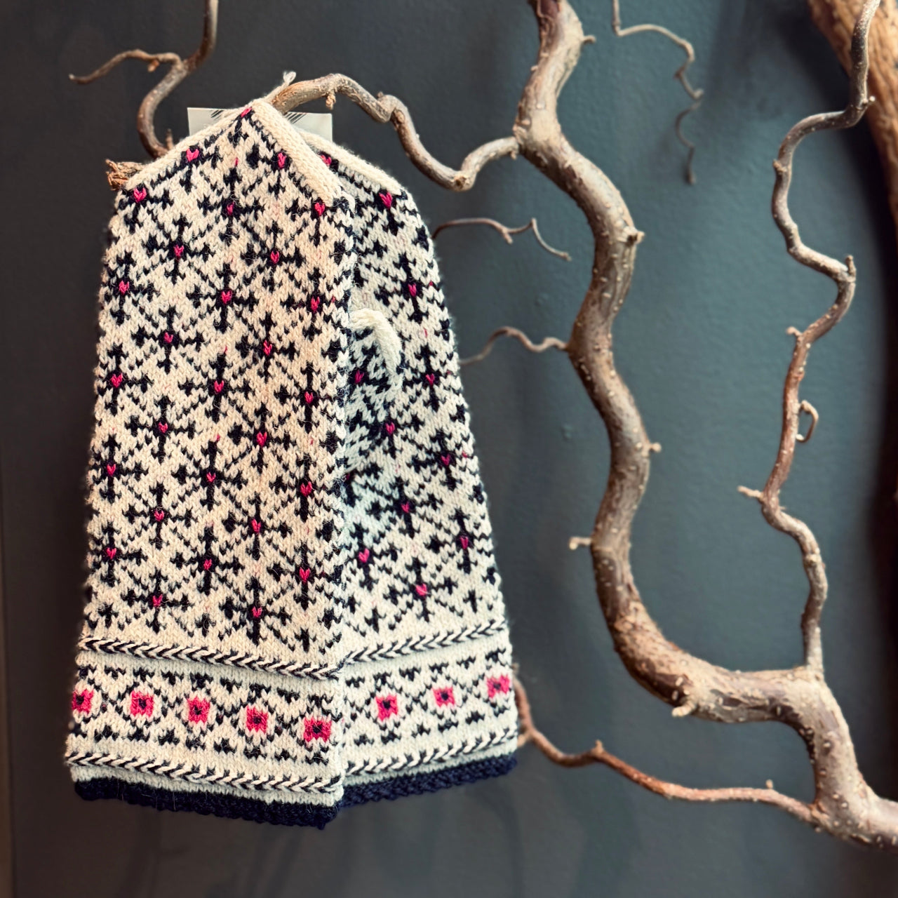 Adīti rakstaini vilnas dūraiņi RAKSTS